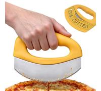Roulette à pizza robuste Trancheur robuste et antidérapant pour préparer la | Tranche-Pizza Avec Couvercle Pour La Cuisine, Le Four, Cuisson, Préparation, Découpe De
