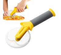 Roulette à pizza, roue de découpe - Cutter à croûte de gâteau sans couche avec couvercle, ustensiles de cuisine en acier inoxydable, accessoires de pâtes pour la cuisine de camping