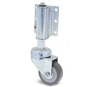 Roulette à ressort D 50mm gris fixe - GUITEL HERVIEU - 36233