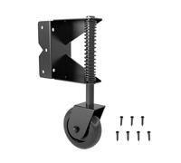 Roulette à ressort de 10,2 cm pour porte de clôture, roue réglable, matériel de porte, roue réglable