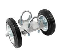 Roulette à roulettes pour porte de clôture | Roulette de support pour tube métallique | Plaques en caoutchouc - Caster - Matériel - Accessoires pour accessoires de grande capacité pour portes de