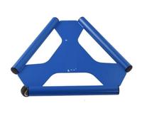 Roulette abdominale, Roue abdominale triangulaire Ab Roller Wheel exercice équipement d'entraînement réutilisable(Blue)