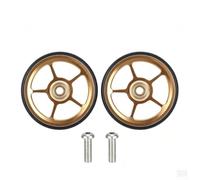Roulette arrière rouge 65 mm pour vélo pliable