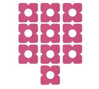 Roulette athlétique Élasticité haute conception ergonomique kinésiologie pré-coupe élastique étanche pour support du genou respirable durable facile à appliquer des sportifs Rose rouge 1pc