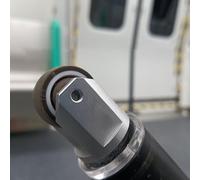 Roulette auxiliaire de vélo pliable compatible avec tige de selle ronde pour une poussée stable et un mouvement fluide sur des surfaces planes (roue rotative A)