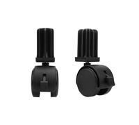 Roulette avec insert de roulette 6414 306414 de rechange pour barbecues à gaz Weber Genesis Summit Silver Spirit avec insert de roulette (2 pièces)