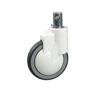 Roulette centrale de commande 15 cm (6 pouces) for chariot chirurgical, lit soins infirmiers, silencieuse et universelle(M32x50mm-1pc,3 control devices)