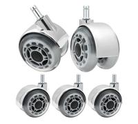 Roulette Chaise Bureau Lot de 5 roulettes pivotantes universelles de 7,6 cm for chaise de jeu, bureau, chariot, quincaillerie d'ameublement