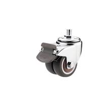 Roulette Chaise Bureau Roulettes de chaise de bureau lourdes de 2 pouces, 10 mm, roulettes à vis, poulies universelles for meubles de table de chevet, roue silencieuse(Color05)