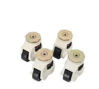 Roulette chaise bureau Roulettes de nivellement, lot 4, pivotantes, for établi, machine robuste, capacité charge totale 1000 kg Roulette pivotante(Style-03)