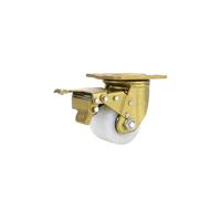 Roulette Chaise Bureau Roulettes pivotantes universelles, capacité de charge 800 kg, roulettes silencieuses for meubles, tables, chaises et canapés, avec frein latéral(Brake wheel-C,2.5 Inch)