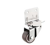 Roulette chaise bureau Roulettes pivotantes universelles for table, chaise, canapé, avec ou sans frein, roulettes de meubles robustes et silencieuses Roulette pivotante(1 Inch No Brake)