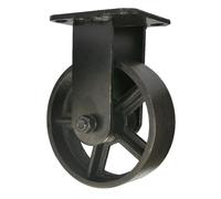 Roulette chariot mine fixe Ø150