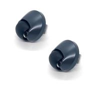 Roulette, Compatible Avec Roborock, S5 MAX S55 Max S6 PURE MAXV S7 S70 S75 E4 Roue Inférieure(Black 2pcs)