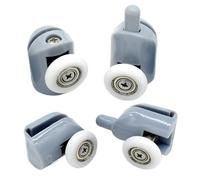 Roulette coulissante double, Shower Door Rollers And Pulleys Pack Of 8 Diameter 20-27mm(2top2bottom,22mm)