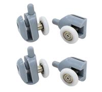 Roulette coulissante double, Shower Door Rollers And Pulleys Pack Of 8 Diameter 20-27mm(4pcs Bottom,23mm)