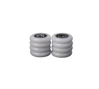 Roulette coulissante double, Shower Door Rollers Pack Of 8 White 19-27mm(25mm)