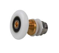 Roulette coulissante double, Shower Door Rollers Sliding Glass Wheels Pack Of 4 20-27mm For Most Enclosures(27mm)