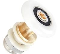 Roulette coulissante double, Sliding Shower Door Rollers Pack Of 8 19-27mm Diameter 6mm Eccentric Pulleys(Diameter 25mm)