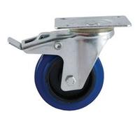 Roulette AVL pivotante avec frein platine D.100 - 527842O