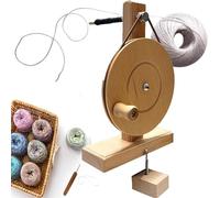 Roulette de fil en bois pour une rotation fluide à grande vitesse - Idéal pour la laine, le coton et la soie
