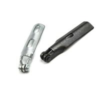 Roulette de guidage en métal pour scie sauteuse 55 et guide de tige alternative, accessoires de guide de scie durable, pièces de rechange pour scie sauteuse (argenté)