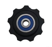 Roulette de Guidage pour chaîne Vélo Acier Plastique Roulette | Acier plastique , résistance pour usure, couleur noire, poids 9g, usage intensif