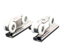 Roulette de guidage silencieuse en acier inoxydable for portes coulissantes et pliantes intérieures, accessoires for fenêtres d'hôtel, poulie de suspension for fenêtres.