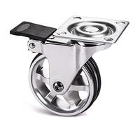 Roulette de meuble Bobby Ø 75 mm roue en aluminium avec frein