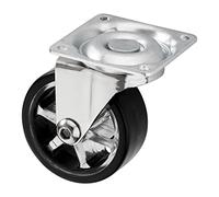 Roulette de meuble design SHIFT Roulettes Ø 50 mm noires, capacité de charge 35 Kg, hauteur 64 mm de SOTECH