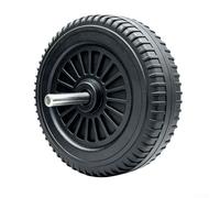 Roulette de mobilité de 17,8 cm avec trou central d'arbre de 16 mm pour une utilisation sur des supports de base de grill standard et des assemblages de cadres (4 pièces)