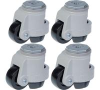 Roulette de nivellement Roue de 63mm Roulette Blickle capacité 500kg HRIG-POA 63G -Set of 4