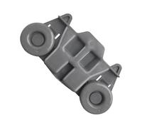 Roulette de panier de lave-vaisselle - Remplacement pour panier inférieur de 4 pièces, roue inférieure basse durable, fixation universelle en métal, pièces de lave-vaisselle faciles à installer | Mise