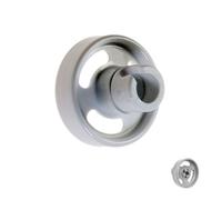Roulette de panier inférieur d'origine Lave-vaisselle (C00386605 C00536682 BAUKNECHT ARISTON HOTPOINT WHIRLPOOL KITCHENAID)