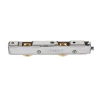 Roulette de Porte Coulissante en Acier Inoxydable Roulement Double en Cuivre pour Baie Vitrée Aluminium Galet de Remplacement Silencieux Poulie Fenêtre Coulissante 1 Pièce