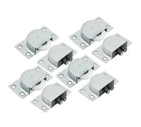 Roulette de porte coulissante SOURCING MAP 4 paires Ensemble roulette placard armoire roues meubles Rouleau 2,3cm Dia