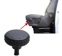 Roulette de réglage de la hauteur de siège pour Ford Transit Custom à partir de 2012 - Pièce de rechange 1778087 1407818 - Plastique noir - Montage direct sans montage