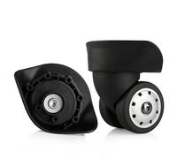 Roulette de roue en caoutchouc Accessoires pour bagages et valises - Entretien des roues glissantes - Grand pour une mobilité fluide, W046 - S - 1 paire