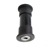 Roulette de roulement de machine à ramer pour tube rectangulaire de 80 mm de large, poulie en plastique noir avec roulements en acier inoxydable 608zz, longueur de 88,3 mm et diamètre du trou de 8 mm