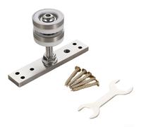 Roulette de suspension de porte pivotante et pliable en acier inoxydable robuste réglable en hauteur pour un glissement fluide et une charge jusqu'à 100 kg (moins de 50 kg)