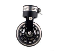 Roulette de tige de selle auxiliaire pliable en alliage d'aluminium pour tige de selle de 25 à 44 mm ou 28 à 32 mm, roue d'aide à la poussée rapide pour vélos pliables (roue non rotative)