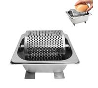 Roulette d'épandage de beurre, courroie de rouleau de beurre en acier inoxydable, épandeur de beurre avec support, distributeur de beurre fondu, outil de rouleau de beurre pour steaks, pain, hamburger