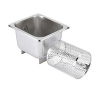 Roulette d'épandage de beurre, roue de beurre en acier inoxydable avec rouleau et brosse amovibles, distributeur de beurre fondu, pour grillades et barbecues, peut contenir 3 bâtons de beurre pour la