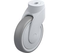 Roulette design en plastique WAVE 125 mm