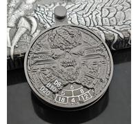 Roulette Dice Spinner 3.0, Boîtier en Alliage de Zinc Complet dés en Métal DND, Roulement de Type Presse et Lecture de Précision, Inclure Un Coffre-Cadeau, RPG Rôle Jeu de Table Cadeaux (Noir)