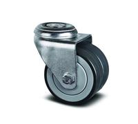 Roulette double pivotante - avec pare-fils - ø75mm - Agila Twin TENTE