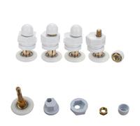 Roulette Douche Lot de 4 roulettes/roulettes/roues for porte de douche, diamètre de roue de 19, 23, 25, 27 ou 29 mm, ancienne poulie, roue de piste en verre for salle de bain Roulette Porte Coulissant