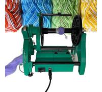 Roulette électrique en laine avec interrupteur avant/arrière, vitesse maximale de 800 tr/min, capacité de 113,4 g pour torsion de fibre, comprend 3 bobines