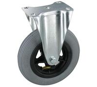 Roulette fixe - 150 mm - Pneus pneumatiques - Roulement à billes - Charge maximale : 60 kg