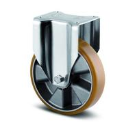 Roulette fixe à platine 137x105 mm - charges lourdes - ø 125 mm - Delta TENTE